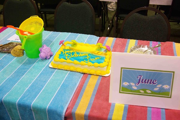 June Birthday Table