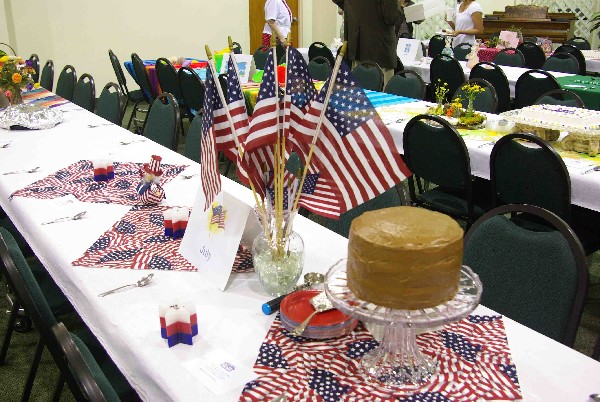 July Birthday Table