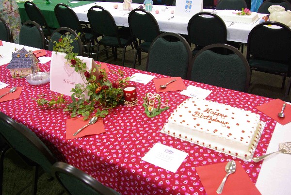 February Birthday Table